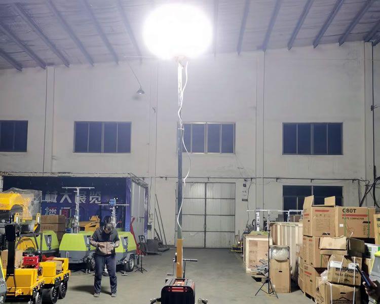 7米、9米手推式 拖車式移動照明燈車安裝使用方法